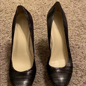 Calvin Klein platform pump